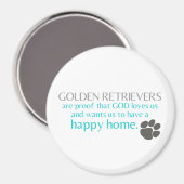 ゴールデンレトリバー磁石 マグネット (正面/裏面)