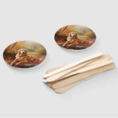 ゴールデンレトリバー紅葉秋インスパイア ハンドファン (組立なし)