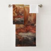 ゴールデンレトリバー紅葉秋インスパイア バスタオルセット (インサイチュ)