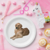 ゴールデンレトリバー紙プレート ペーパープレート (パーティー)
