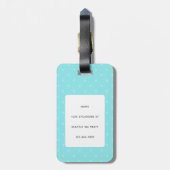 ゴールデンレトリバー荷物タグ ラゲッジタグ (裏面縦)