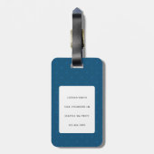 ゴールデンレトリバー荷物タグ ラゲッジタグ (裏面縦)