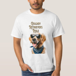 ゴールデンレトリバー規則 Tシャツ