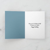 ゴールデンレトリバー誕生日インブルージーンズ カード (内部)