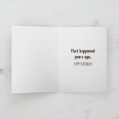 ゴールデンレトリバー誕生日オールドユーモアを取得 カード (内部)