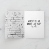 ゴールデンレトリバー誕生日ユーモア カード (内部)