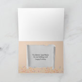 ゴールデンレトリバー誕生日ユーモア カード (内部)