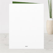 ゴールデンレトリバー誕生日 カード (裏面)