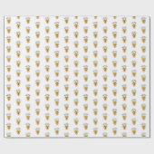 ゴールデンレトリバー誕生日 ラッピングペーパー (フラット)