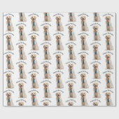 ゴールデンレトリバー誕生日 ラッピングペーパー (フラット)