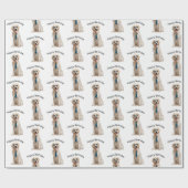 ゴールデンレトリバー誕生日 ラッピングペーパー (フラット)