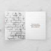 ゴールデンレトリバー遅れた誕生日 カード (内部)