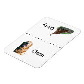 ゴールデンレトリバー食洗機磁石 マグネット (左側)