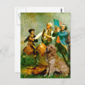 ゴールデンレトリバー1 - &aposの精神；76 ポストカード (正面/裏面)