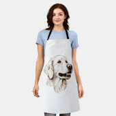 ゴールデンレトリバー2 エプロン (着用した状態)