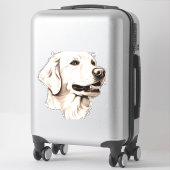 ゴールデンレトリバー2 シール (スーツケース)