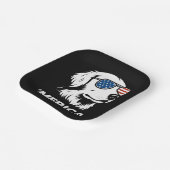 ゴールデンレトリバー7月メリカ4日 ペーパープレート (傾斜あり)