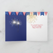 ゴールデンレトリバー7月4日カード カード (内部)