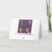 ゴールデンレトリバー7月4日ケーキ シーズンカード (裏面)