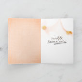 ゴールデンレトリバー85th誕生日バッグ カード (内部)