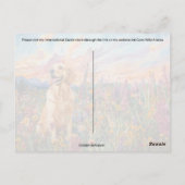 ゴールデンレトリバー – はがき (裏面)