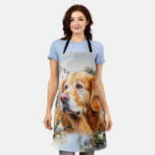 ゴールデンレトリバー エプロン (着用した状態)