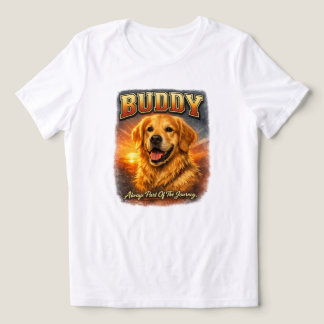 ゴールデンレトリバー オリジナルTシャツ 名前入り トライブレンドTシャツ