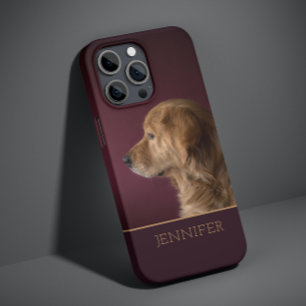 ゴールデンレトリバー オーダーメイド 名前入り ペット 写真 Case-Mate iPhone 14 PLUSケース