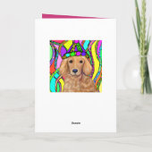 ゴールデンレトリバー カード (裏面)