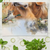 ゴールデンレトリバー キッチンタオル (折り畳み)