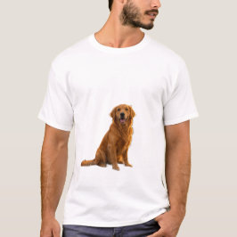 ゴールデンレトリバー キャンピング アドベンチャー Tシャツ