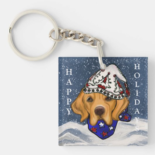 ゴールデンレトリバー キーホルダー (正面)