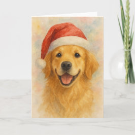 ゴールデンレトリバー クリスマスカード カード