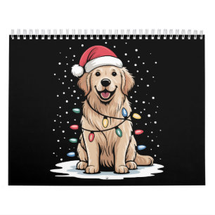 ゴールデンレトリバー サンタ クリスマスツリーライト クリスマス カレンダー