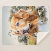 ゴールデンレトリバー シェルパブランケット (正面(横))