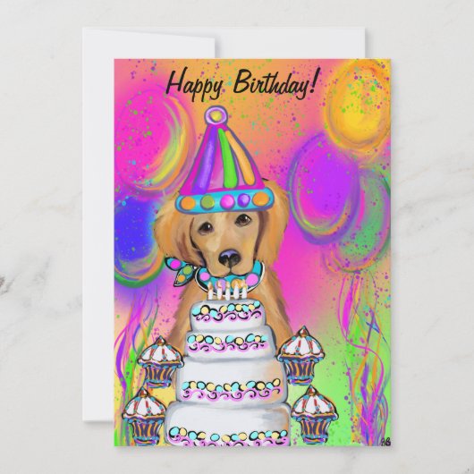 ゴールデンレトリバー シーズンカード (正面)