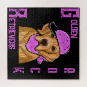 ゴールデンレトリバー ジグソーパズル (横)