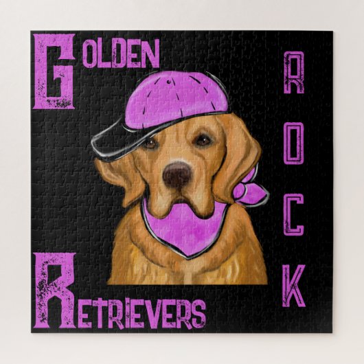 ゴールデンレトリバー ジグソーパズル (縦)