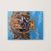 ゴールデンレトリバー ジグソーパズル (横)