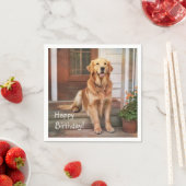 ゴールデンレトリバー スタンダードカクテルナプキン (インサイチュ)