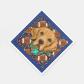 ゴールデンレトリバー スタンダードランチョンナプキン (角)