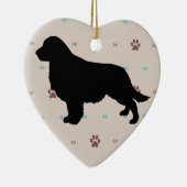 ゴールデンレトリバー セラミックオーナメント (右)