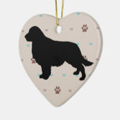 ゴールデンレトリバー セラミックオーナメント (左)