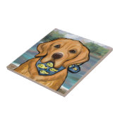 ゴールデンレトリバー タイル (側面)