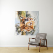 ゴールデンレトリバー タペストリー (インサイチュ(横))