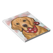 ゴールデンレトリバー ノートパッド (アングル)