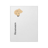 ゴールデンレトリバー ノートパッド (回転)