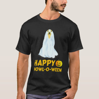 ゴールデンレトリバー ハロウィン ハッピーハウル オ ウィーン Tシャツ