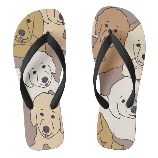 ゴールデンレトリバー ビーチサンダル (フットベッド)