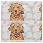 ゴールデンレトリバー ファブリック (クローズアップ)